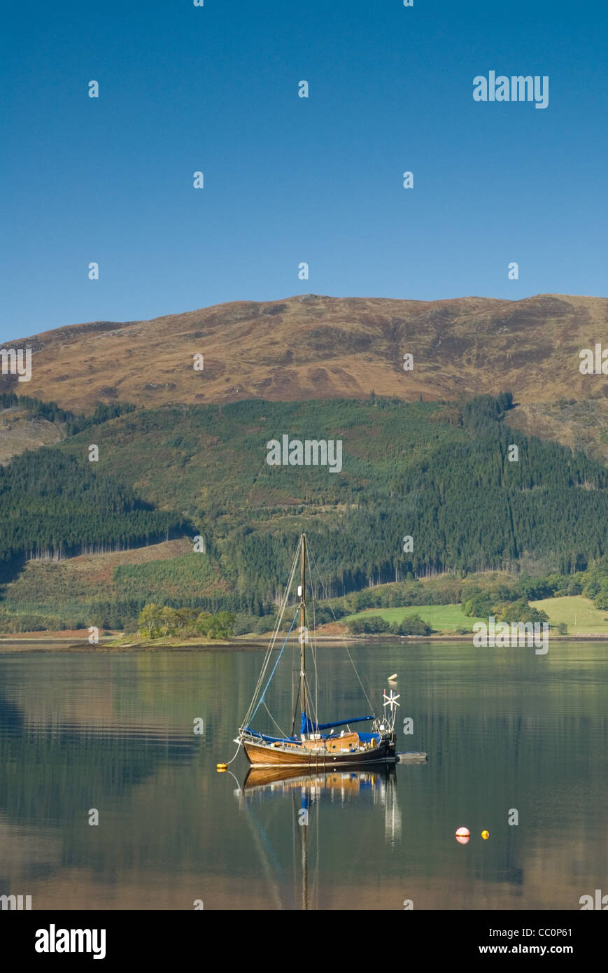 Loch Leven Scottish Highlands Stock Photo Alamy