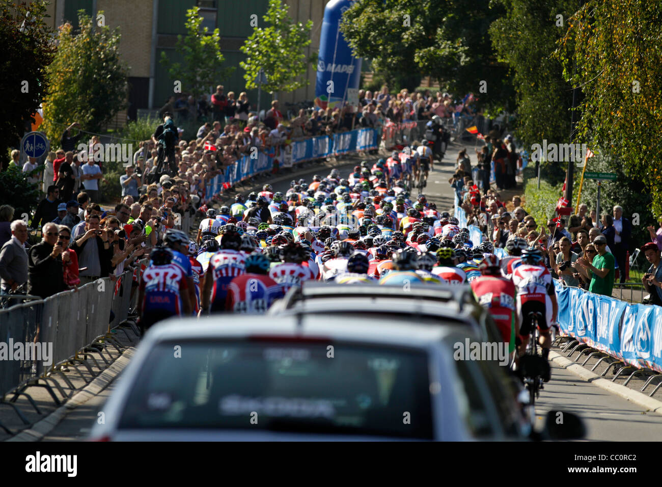 Cycling Roadraces in the 2011 World Championships in Rudersdal Denmark
