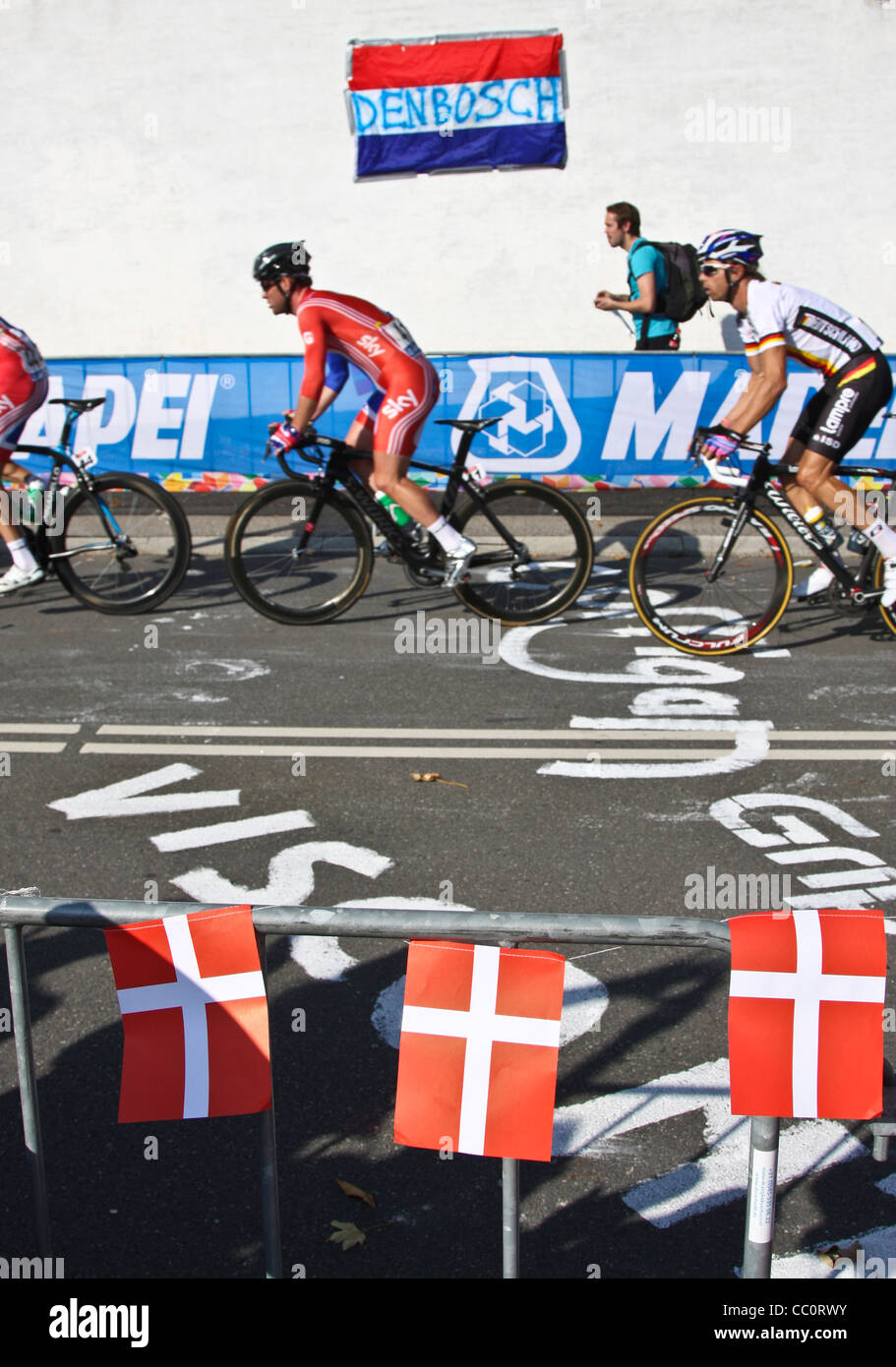 Cycling Roadraces in the 2011 World Championships in Rudersdal Denmark