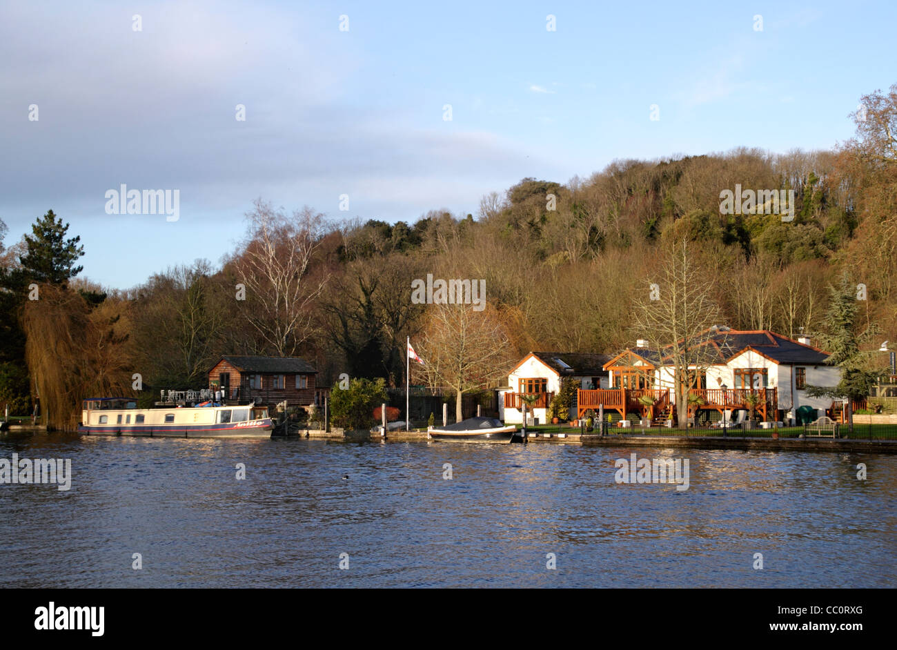 River Thames at Henley Oxfordshire Stock Photo