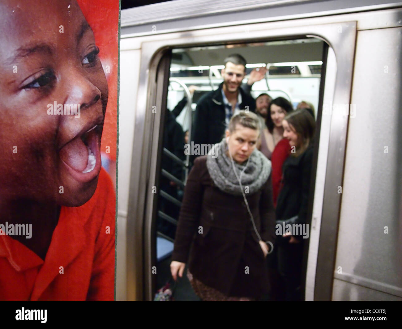 New York City subway station, Bedford Avenue Stock Photo Alamy