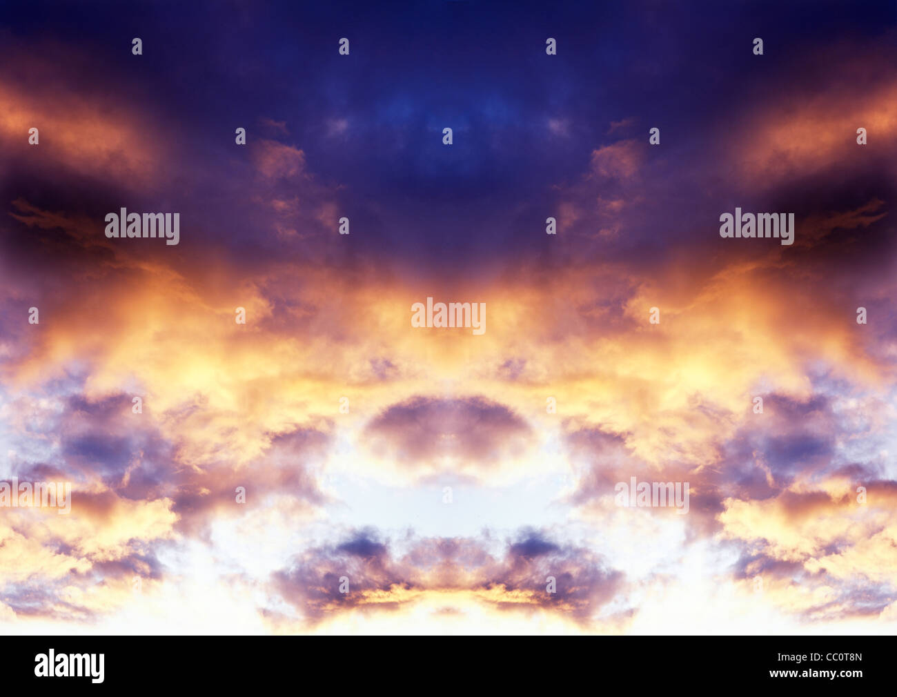 Red Clouds at Sunset or Morning Stock Photo Alamy