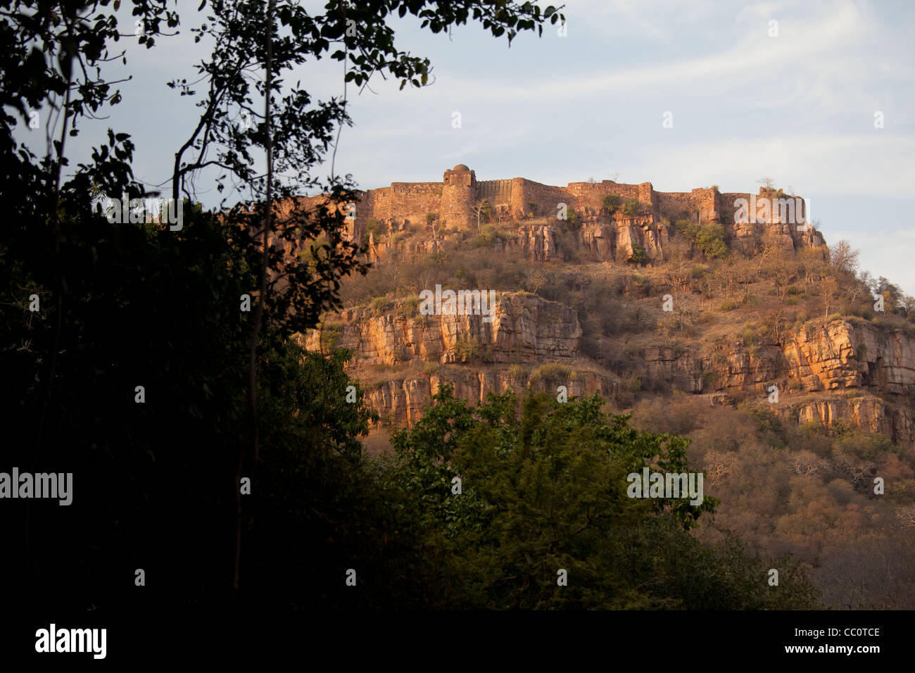 Ranthambore Fort heritage site in Rajasthan, Northern India Stock Photo