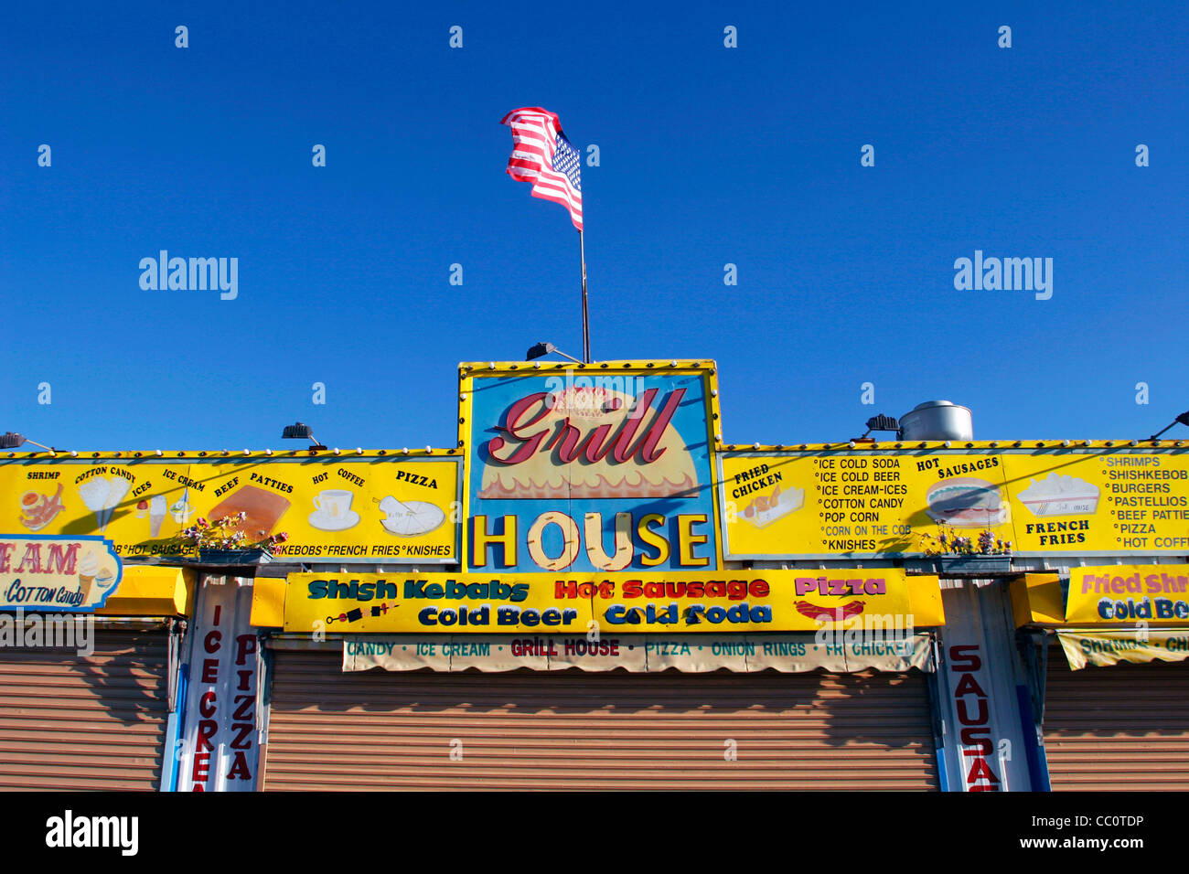 grill house Coney Island Brooklyn New York Stock Photo Alamy