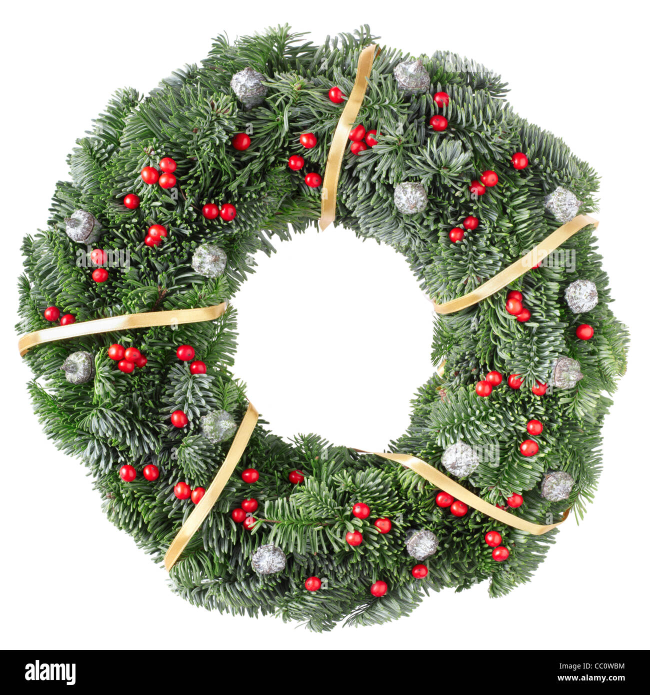 Christmas wreath Stock Photo