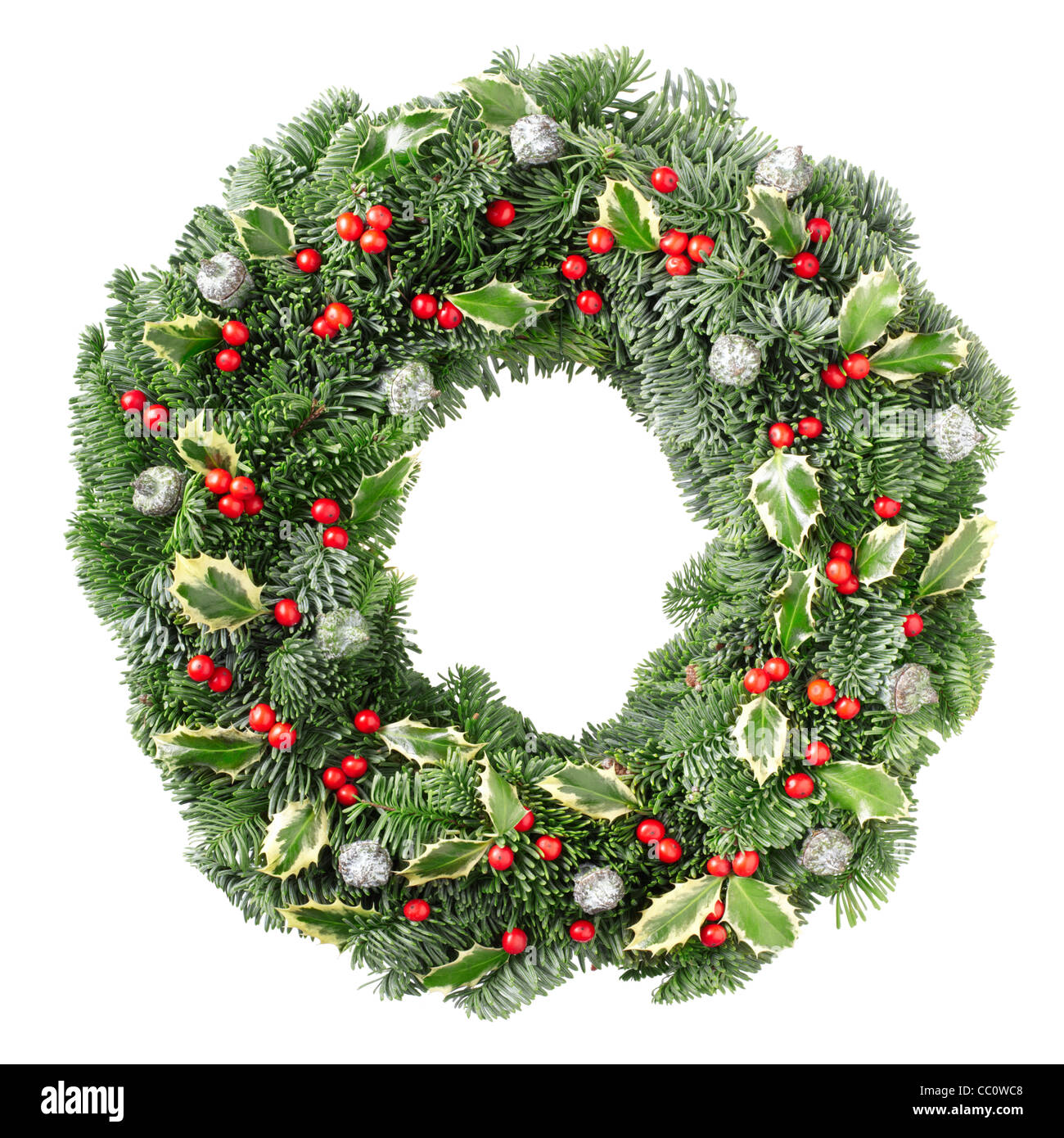 Christmas wreath Stock Photo