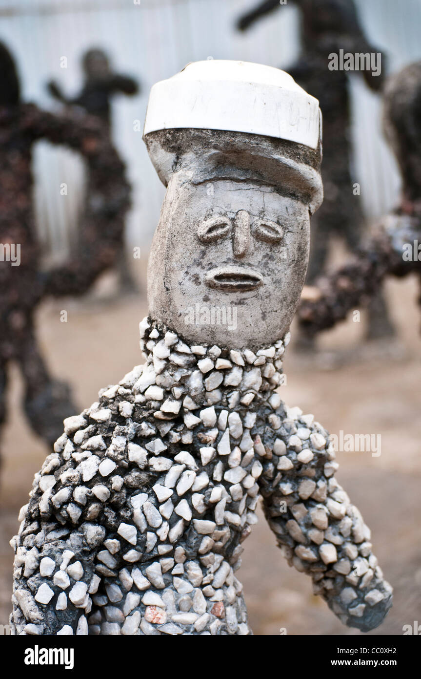 Sculpture, Rock Garden by Nek Chand, Chandigarh, India Stock Photo Alamy