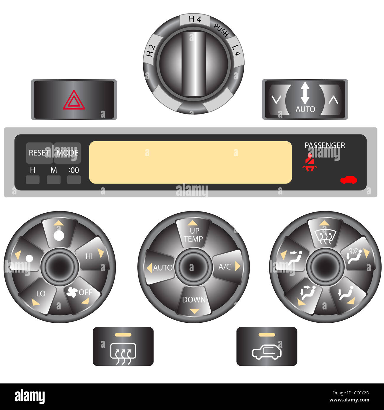 Remote control climate controlled car Stock Photo Alamy