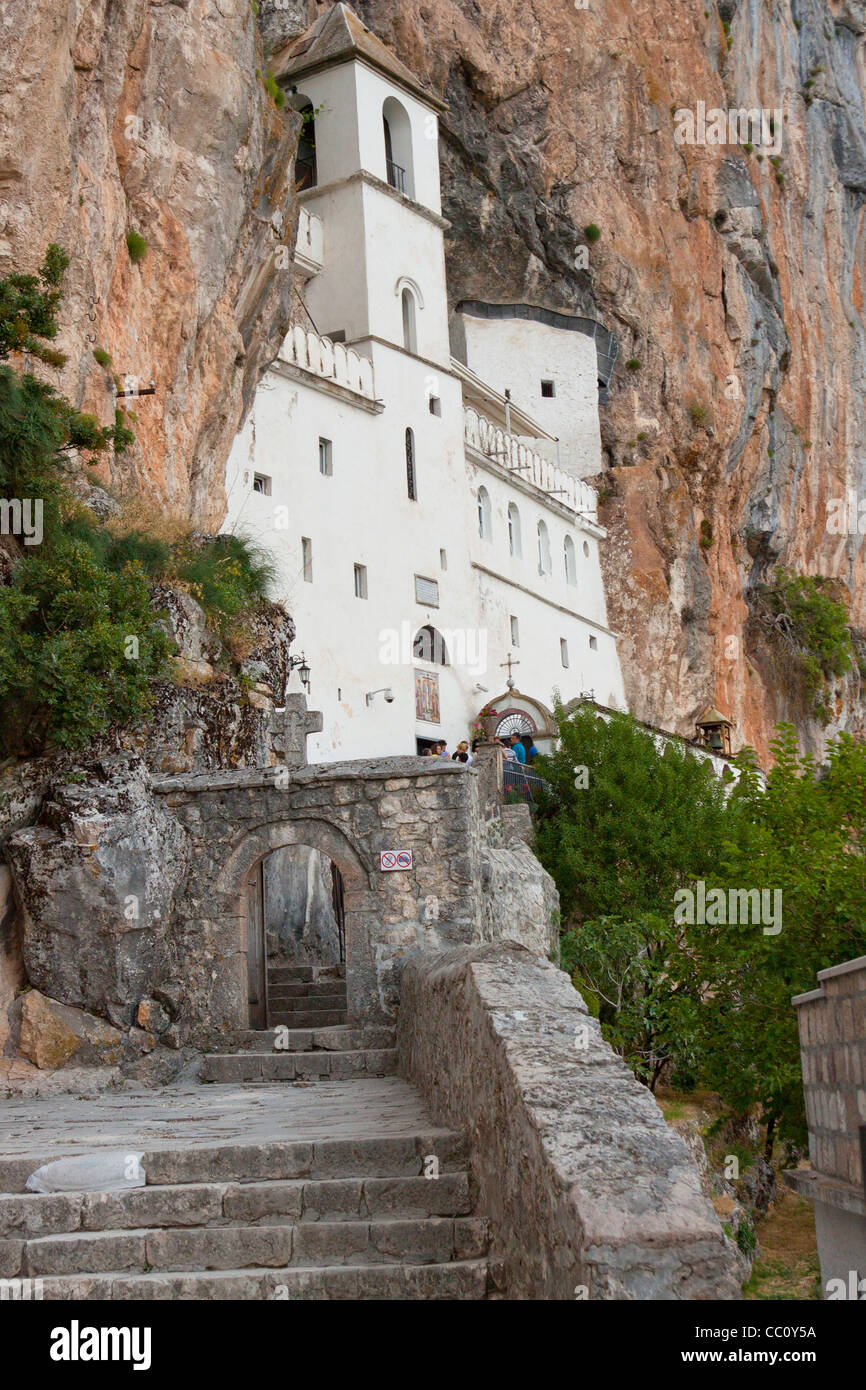 Beauty holly ortodox Monastery in mountain, Montenegro. Stock Photo