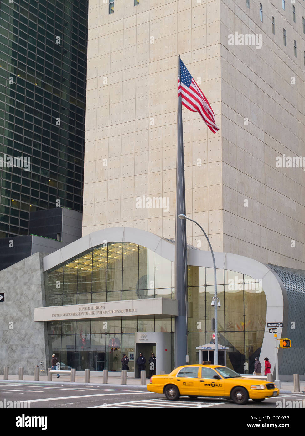 United States Mission to the United Nations Building in New York City Stock Photo