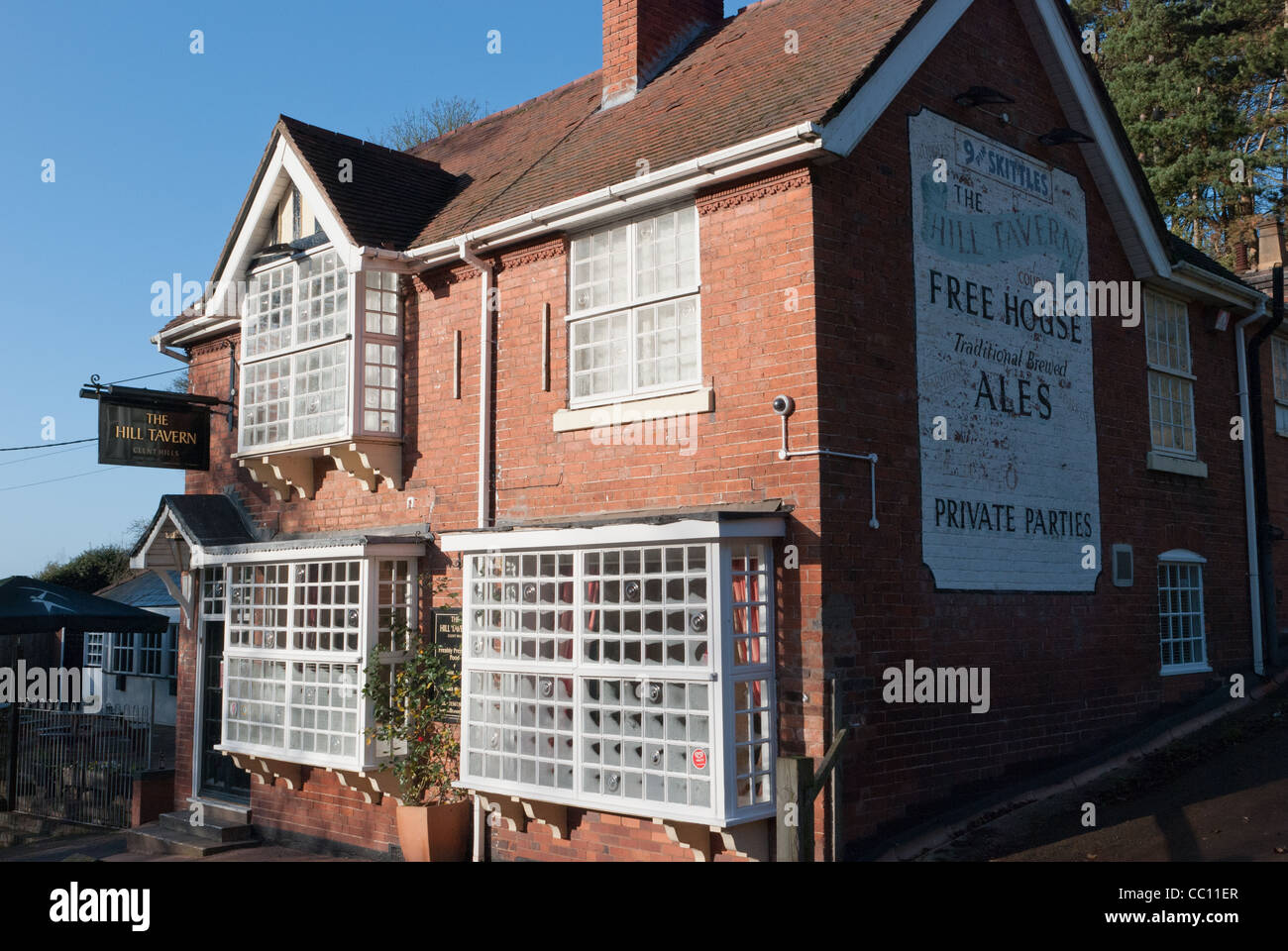 The Hill Tavern in the shadow of the Clent Hills in worcestershire