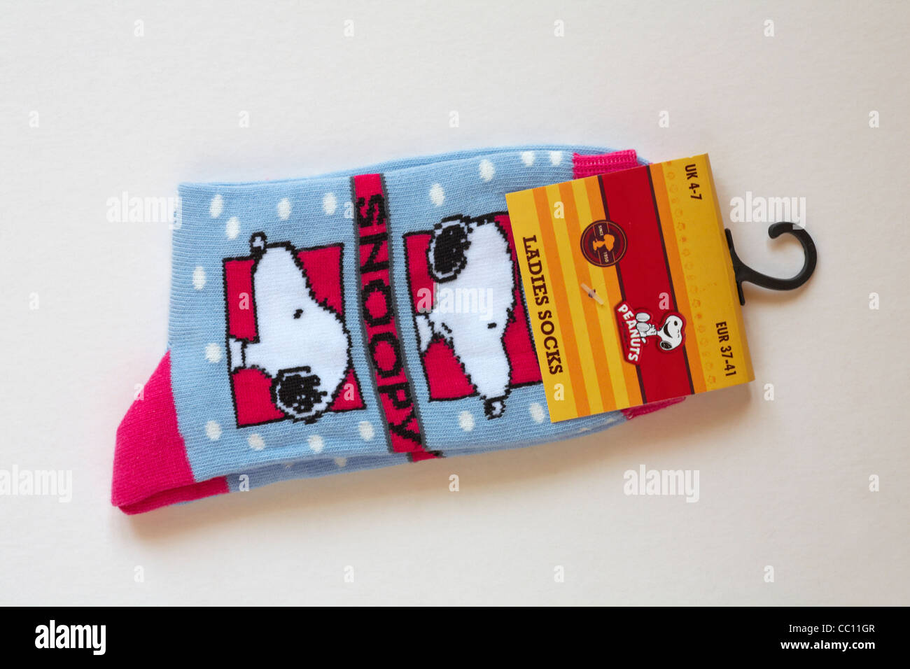 https://c8.alamy.com/comp/CC11GR/pair-of-new-snoopy-ladies-socks-isolated-on-white-background-CC11GR.jpg