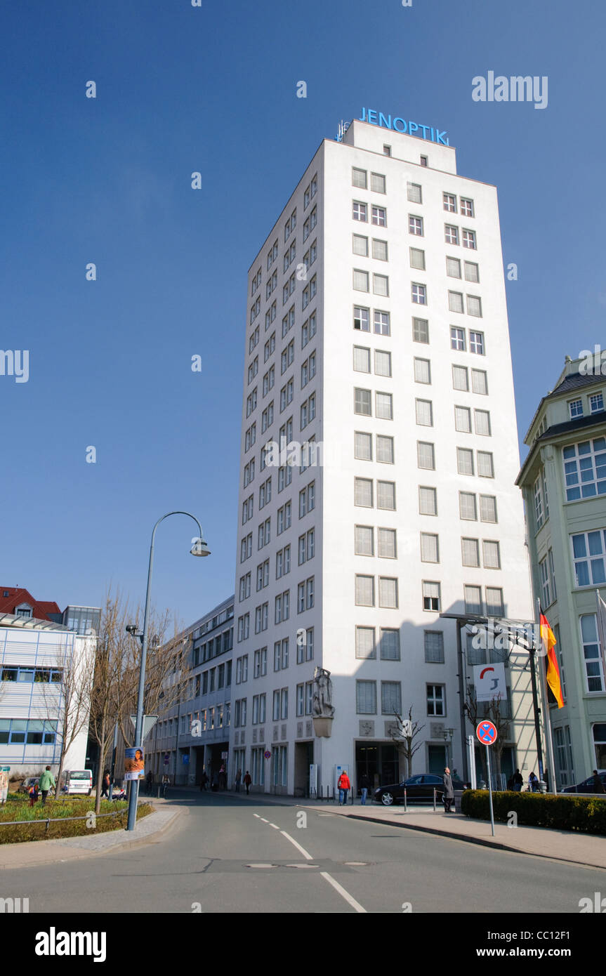 Jenoptik Company Former Main Works Of The Zeiss Company Bauhaus Stock Photo Alamy