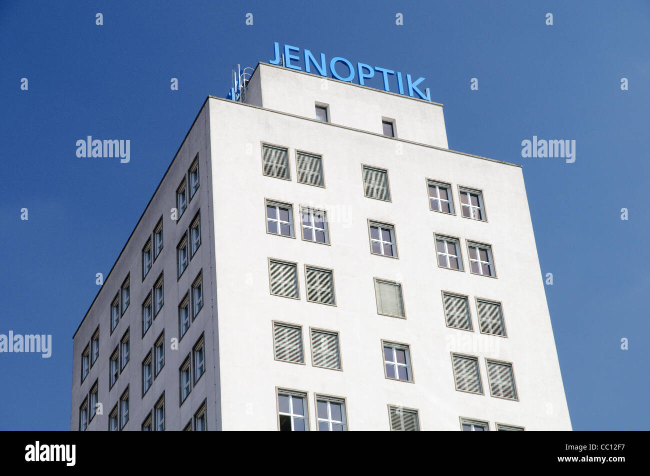 Jenoptik Company Former Main Works Of The Zeiss Company Bauhaus Stock Photo Alamy