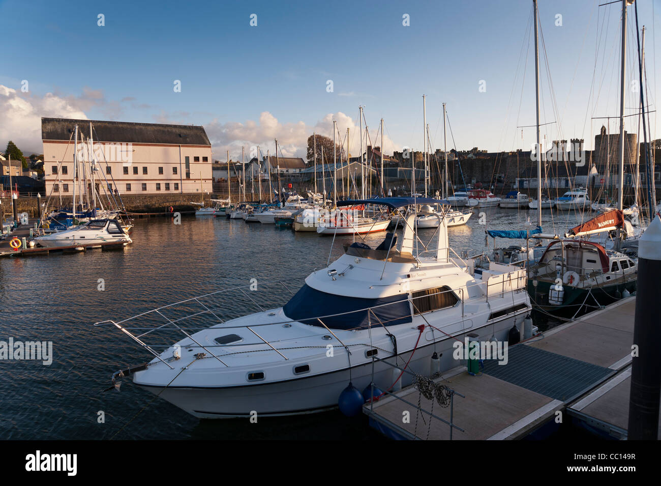 Victoria Dock Caernarfon North Wales Uk Stock Photo Alamy