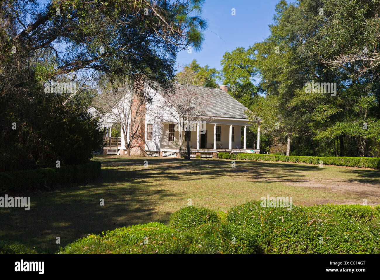 Bellevue house at the Tallahassee Museum in Tallahassee Florida Stock Photo