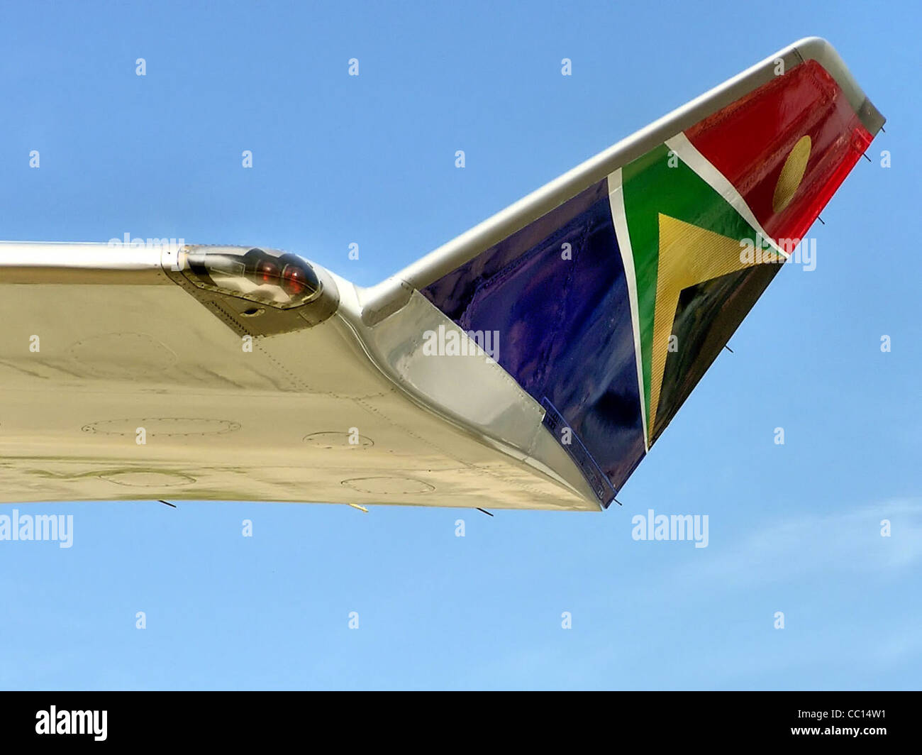 South African Airways Boeing 747-400 (ZS-SAY) parked at London