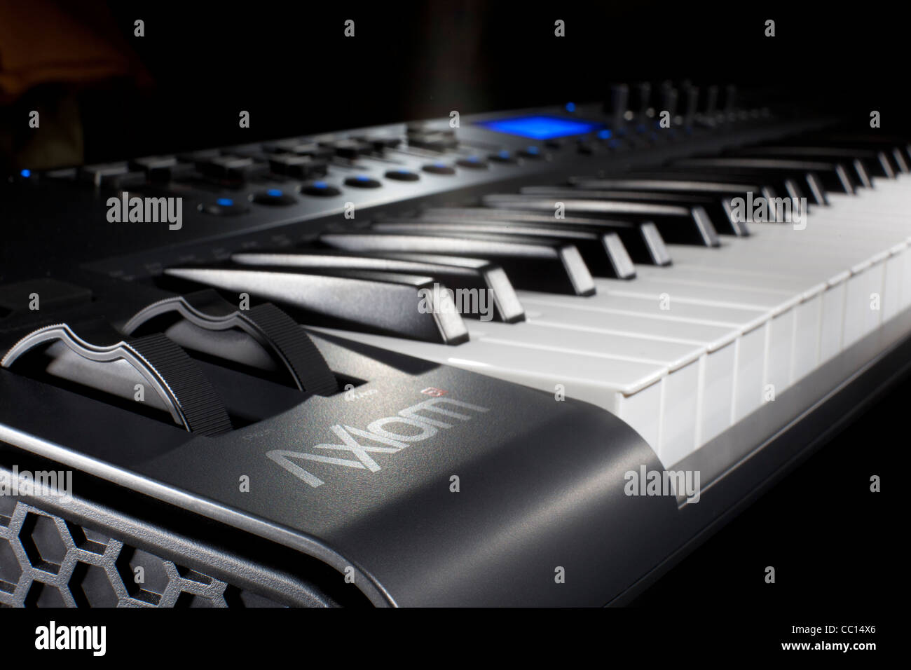 Axiom Piano 64 key midi keyboard piano Stock Photo - Alamy