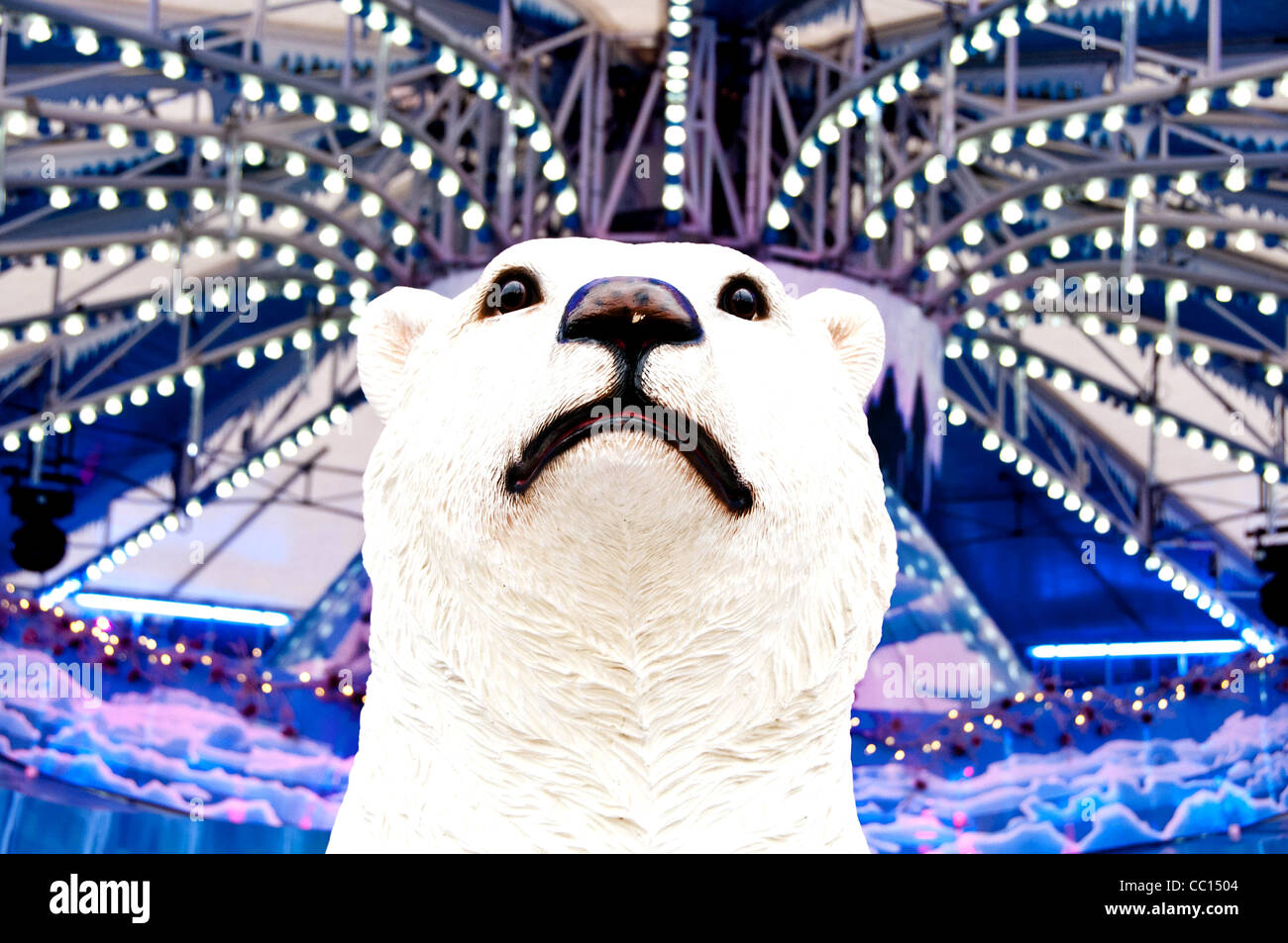 Polar Bear Ride at Hyde Park Stock Photo Alamy