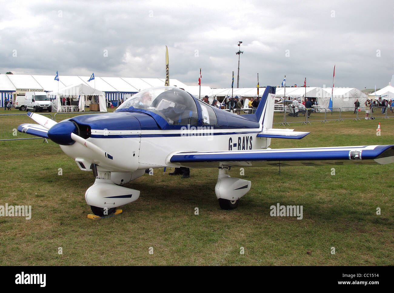 Zenair CH250 Zenith (G-RAYS) at a Popular Flying Association Rally at Kemble Airport, Gloucestershire, England. Stock Photo