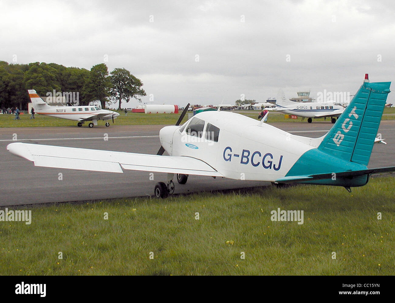 Piper Cherokee Pa 28 140 Uk Registration G gj At Kemble Airfield Gloucestershire England Stock Photo Alamy