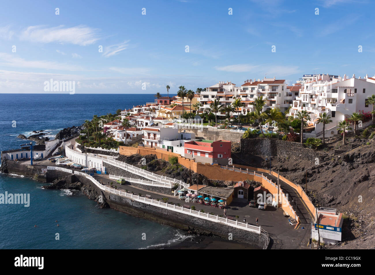 Puerto de Santiago, Tenerife - harbour. Stock Photo