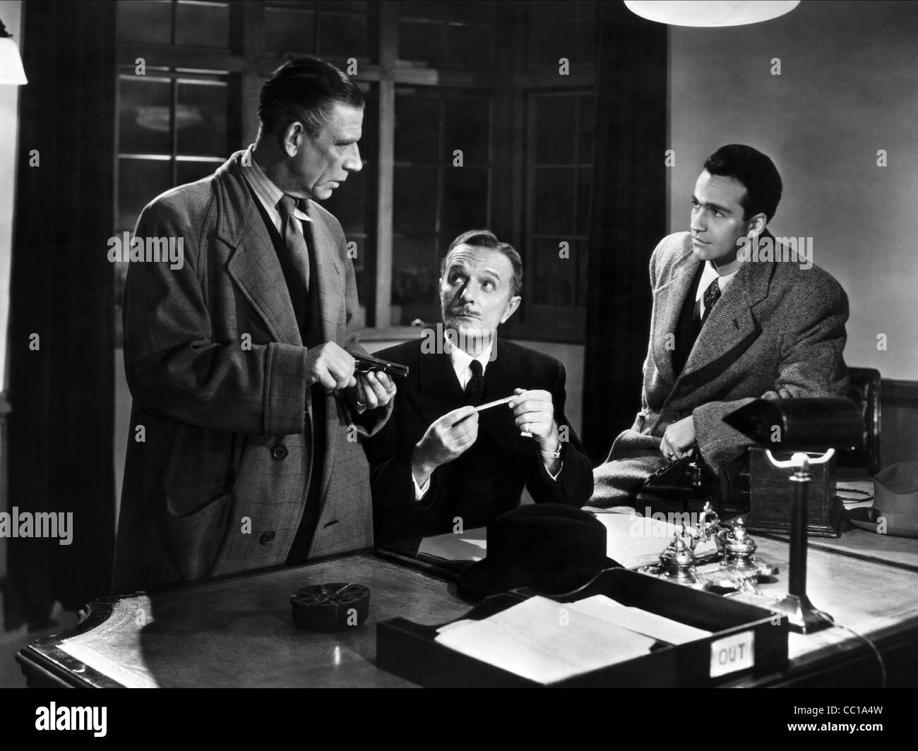IAN MCLEAN, JACK RAINE, JOHN BENTLEY, CALLING PAUL TEMPLE, 1948 Stock Photo
