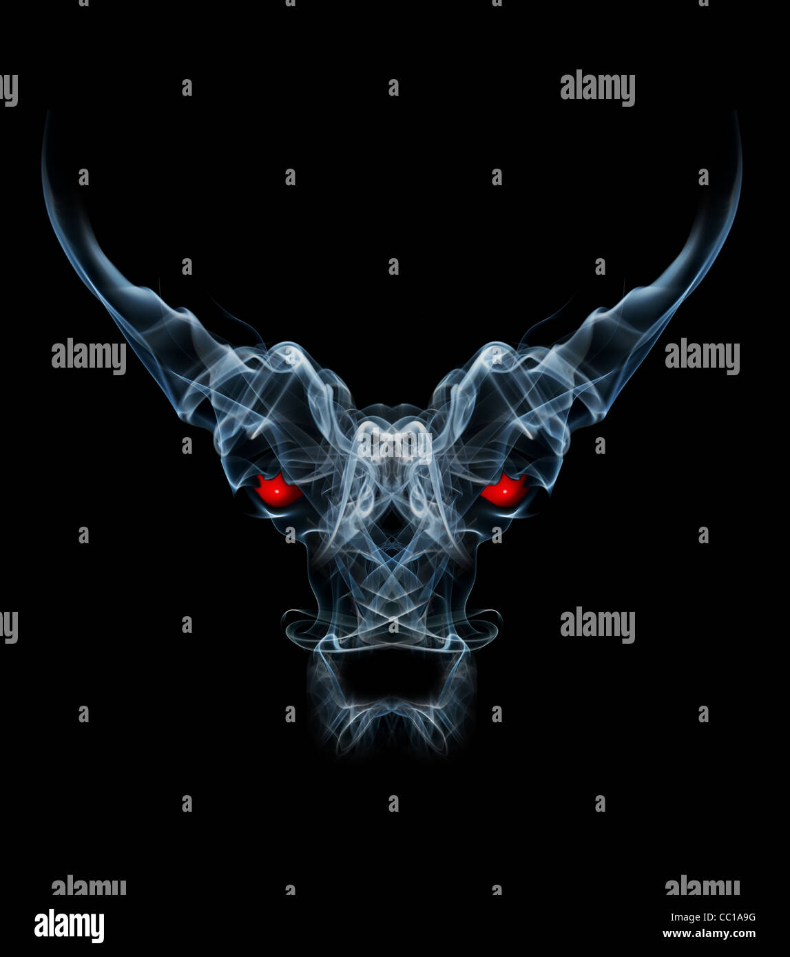 smoke goat Stock Photo Alamy