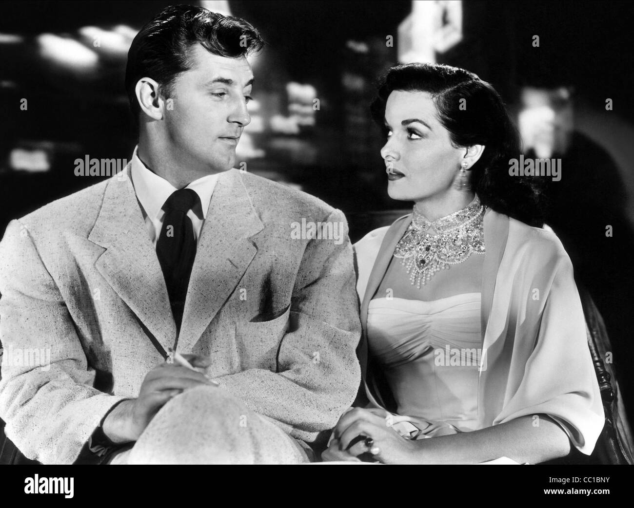 ROBERT MITCHUM, JANE RUSSELL, MACAO, 1942 Stock Photo - Alamy