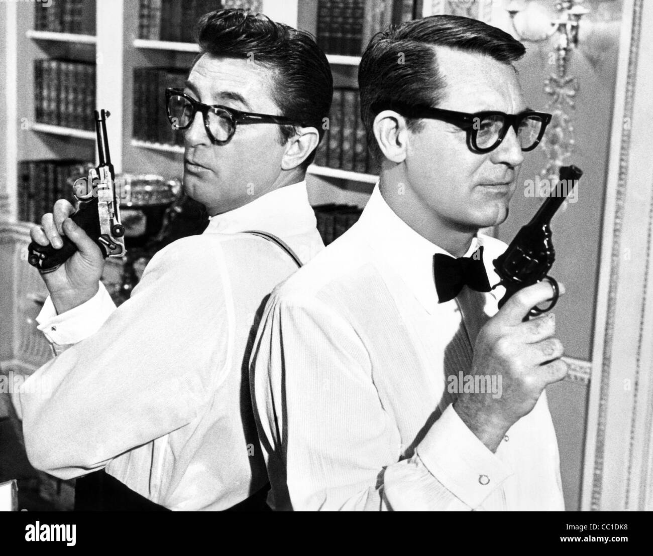 Robert Mitchum Cary Grant The Grass Is Greener 1960 Stock Photo