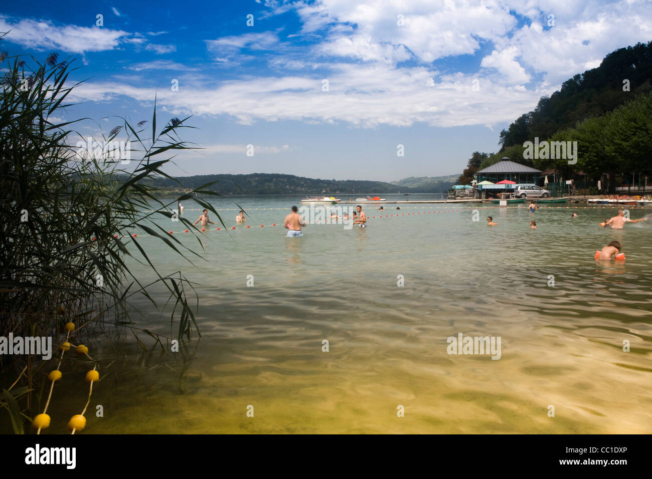 Lac de Aiguebelette, Savoy region of France Stock Photo