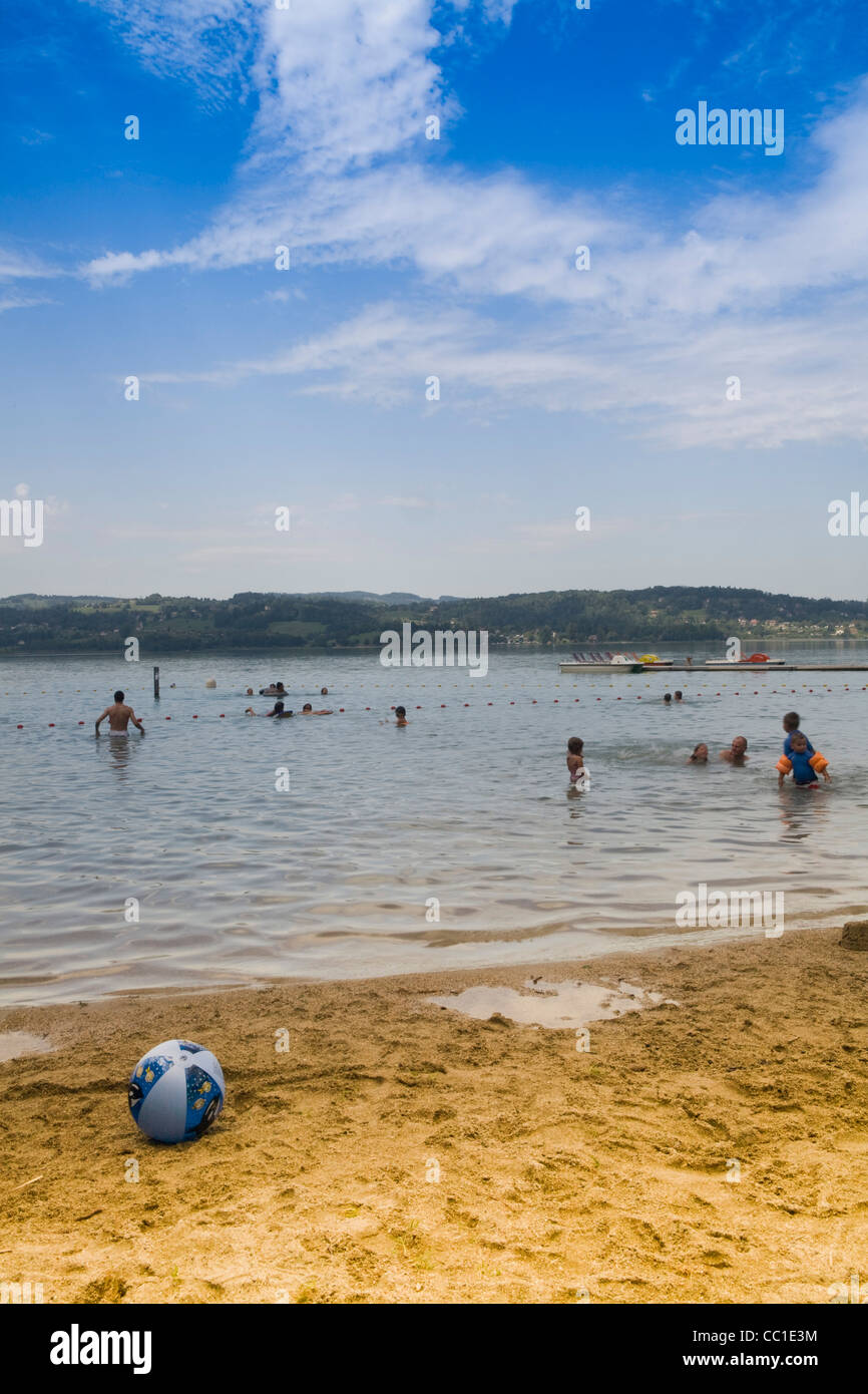 Lac de Aiguebelette, Savoy region of France Stock Photo