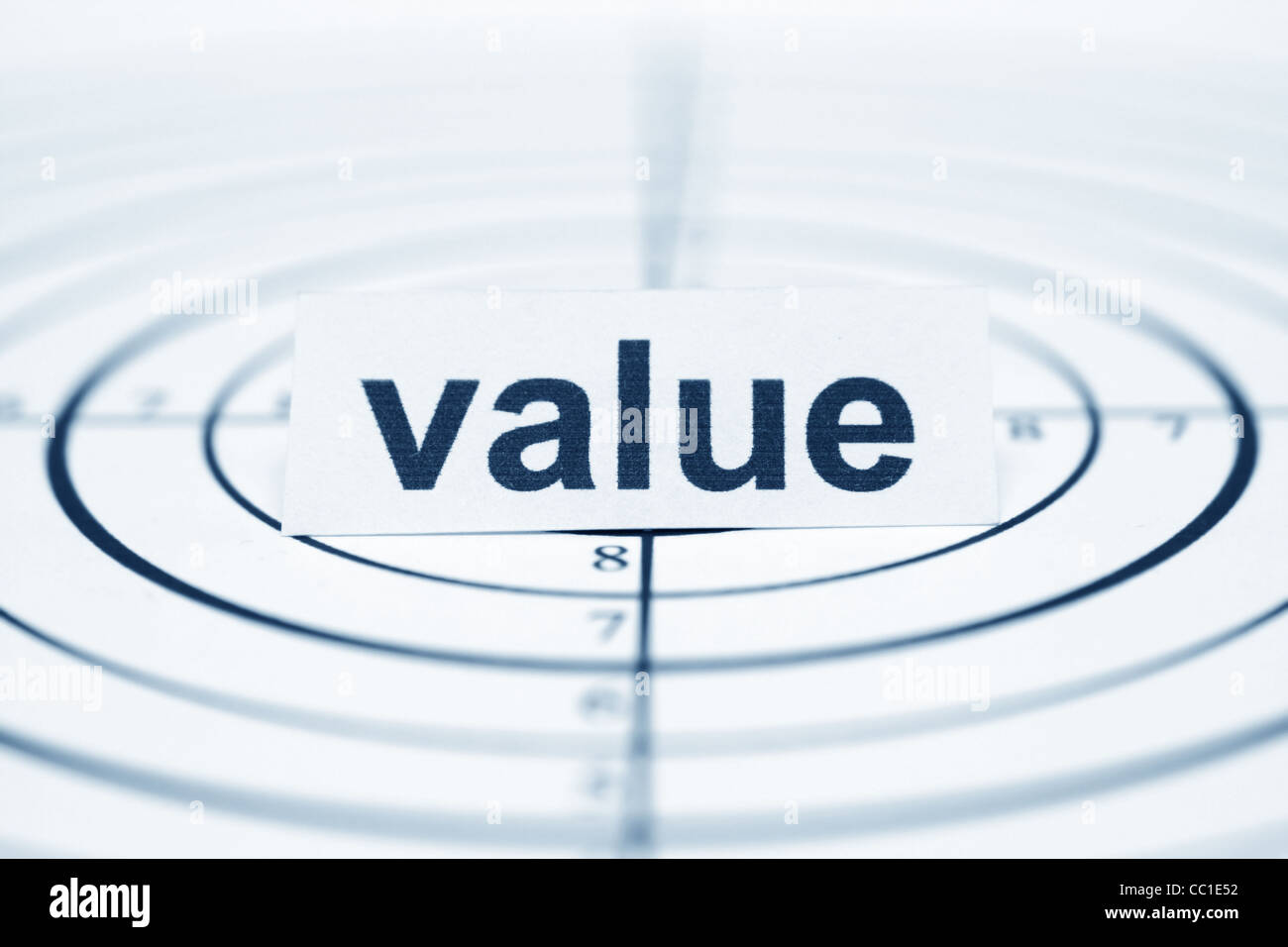 Value target Stock Photo Alamy