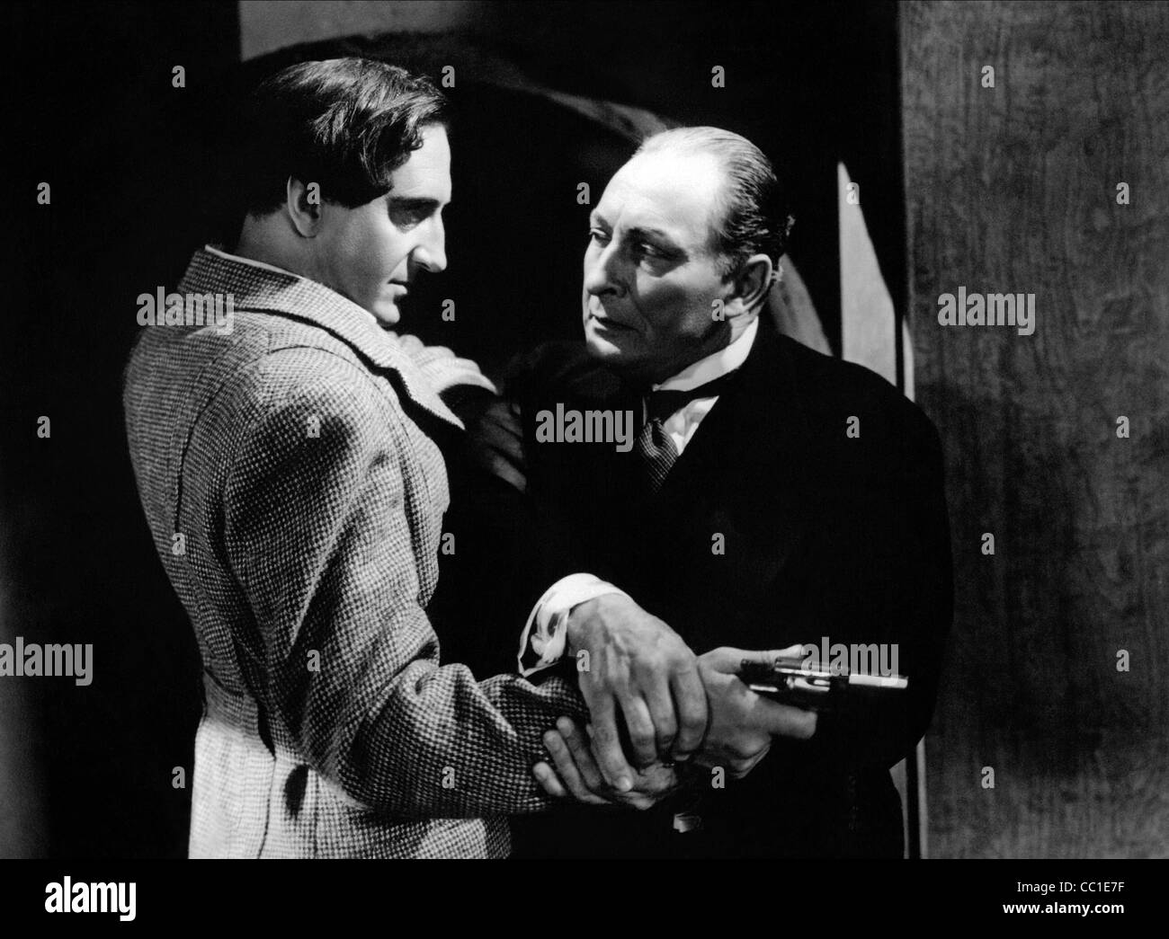 BASIL RATHBONE, LIONEL ATWILL, SHERLOCK HOLMES AND THE SECRET WEAPON, 1942 Stock Photo