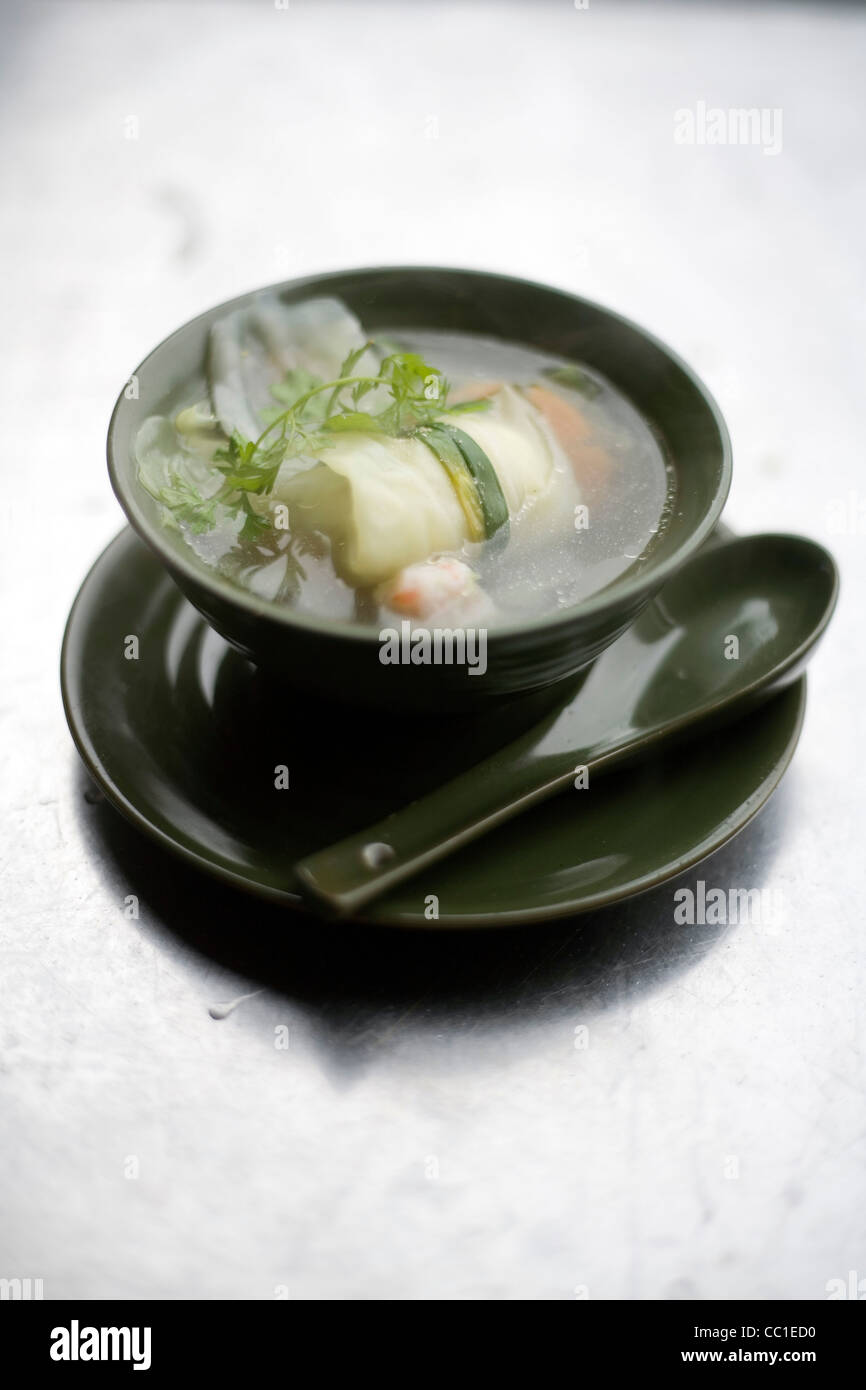 A dish of Stuffed Cabbage Soup at the Morning Glory Cooking School in