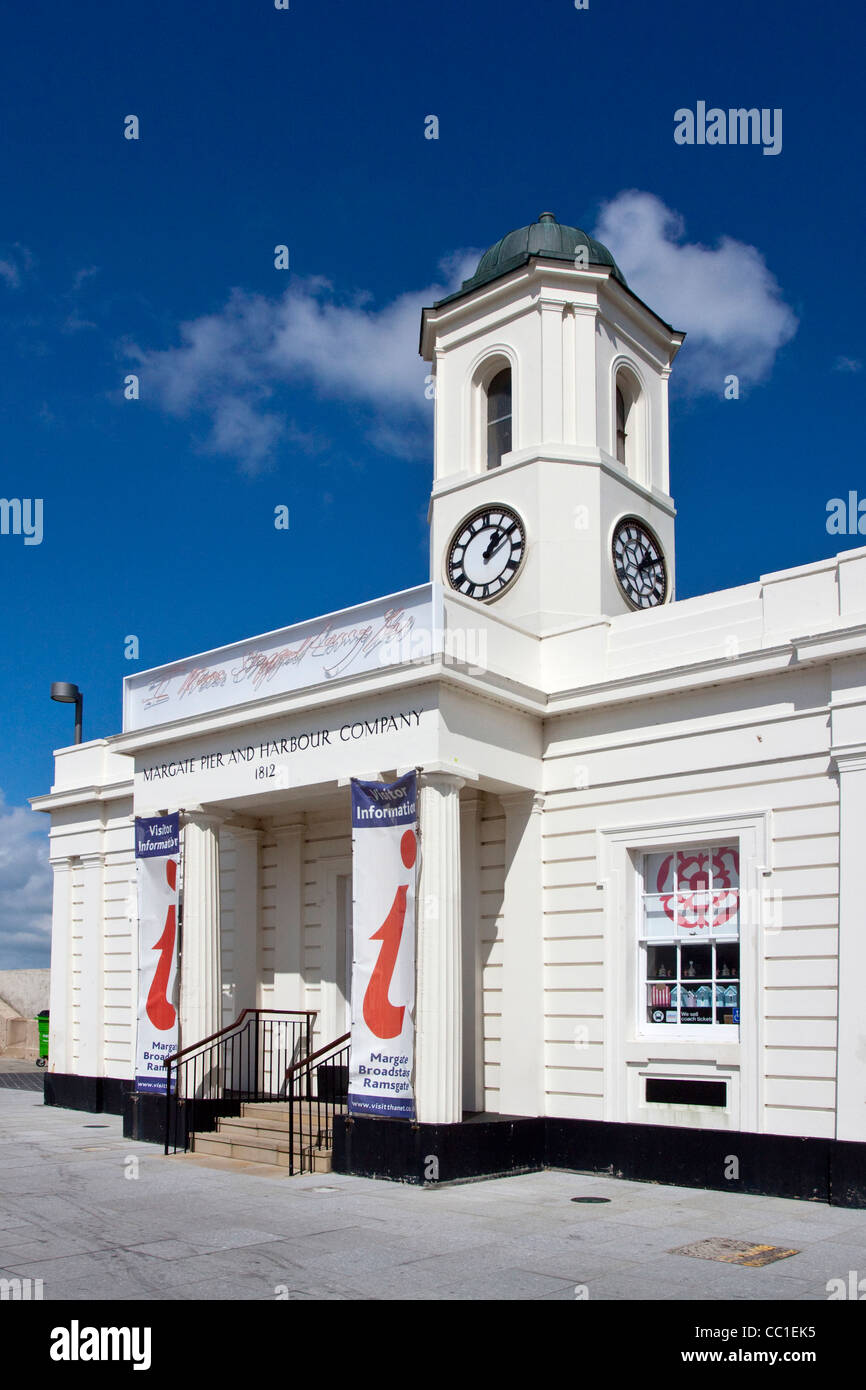 Margate Pier and Harbour Company Building UK. Margate Information Centre. Stock Photo