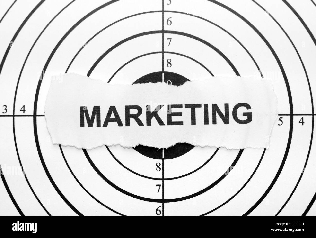 Target marketing creativity Black and White Stock Photos & Images - Alamy