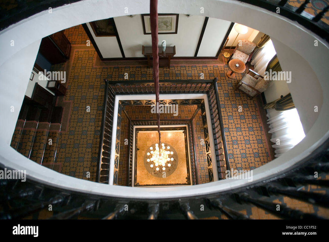 The Metropole Hotel, Hanoi. The famous hotel has housed many guests including Graham Greene Stock Photo