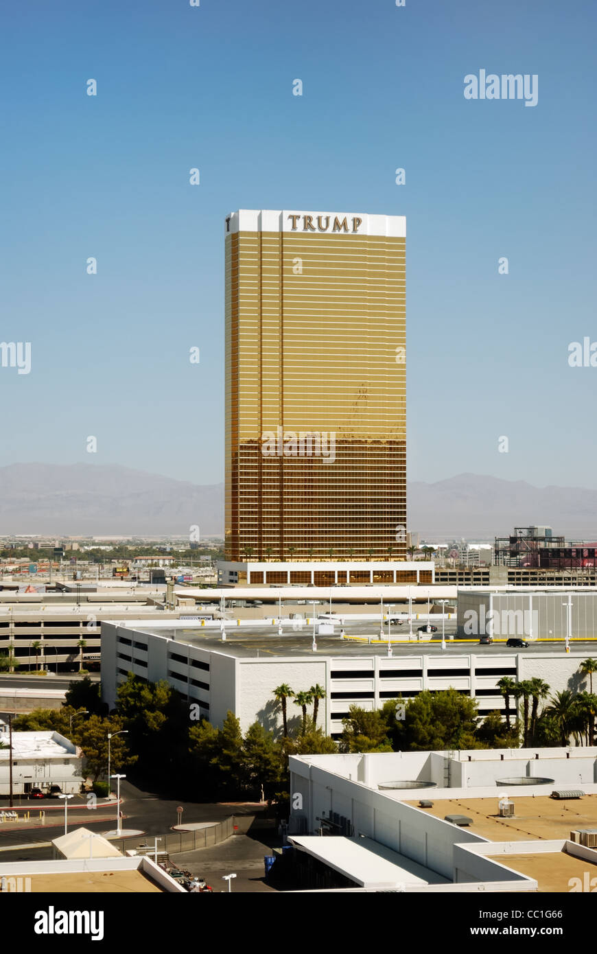The Trump hotel complex Las vegas, Nevada Stock Photo
