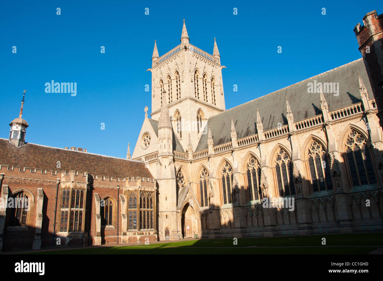 St John's College Chapel, Cambridge, UK Stock Photo