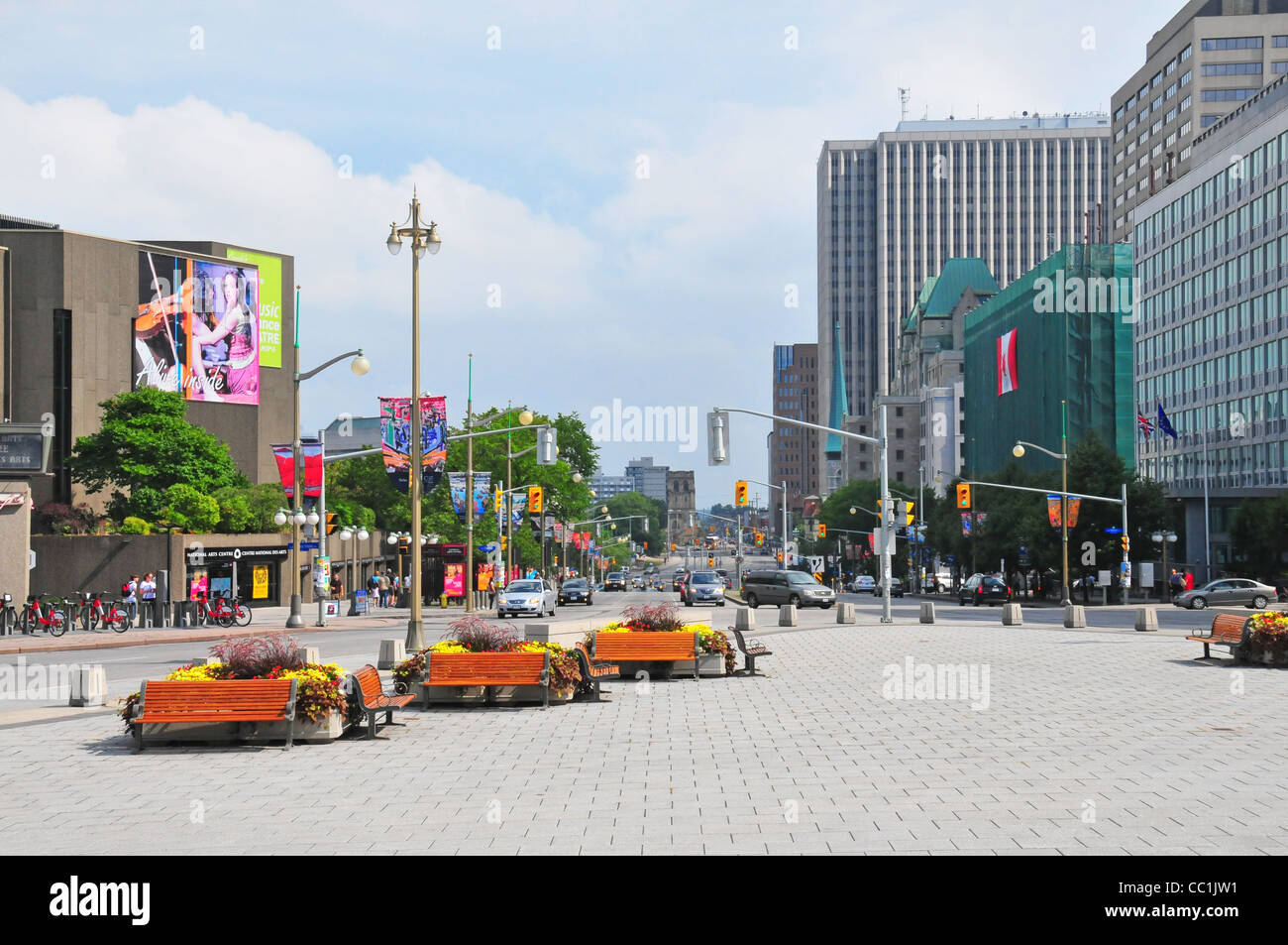 Street scene, Ottawa Stock Photo Alamy