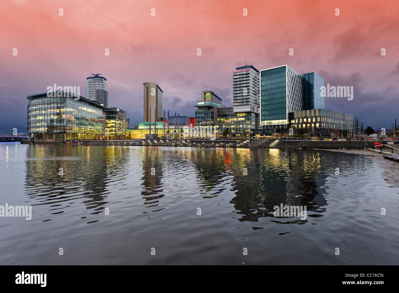 MediaCityUK, Salford Quays, Manchester, UK Stock Photo