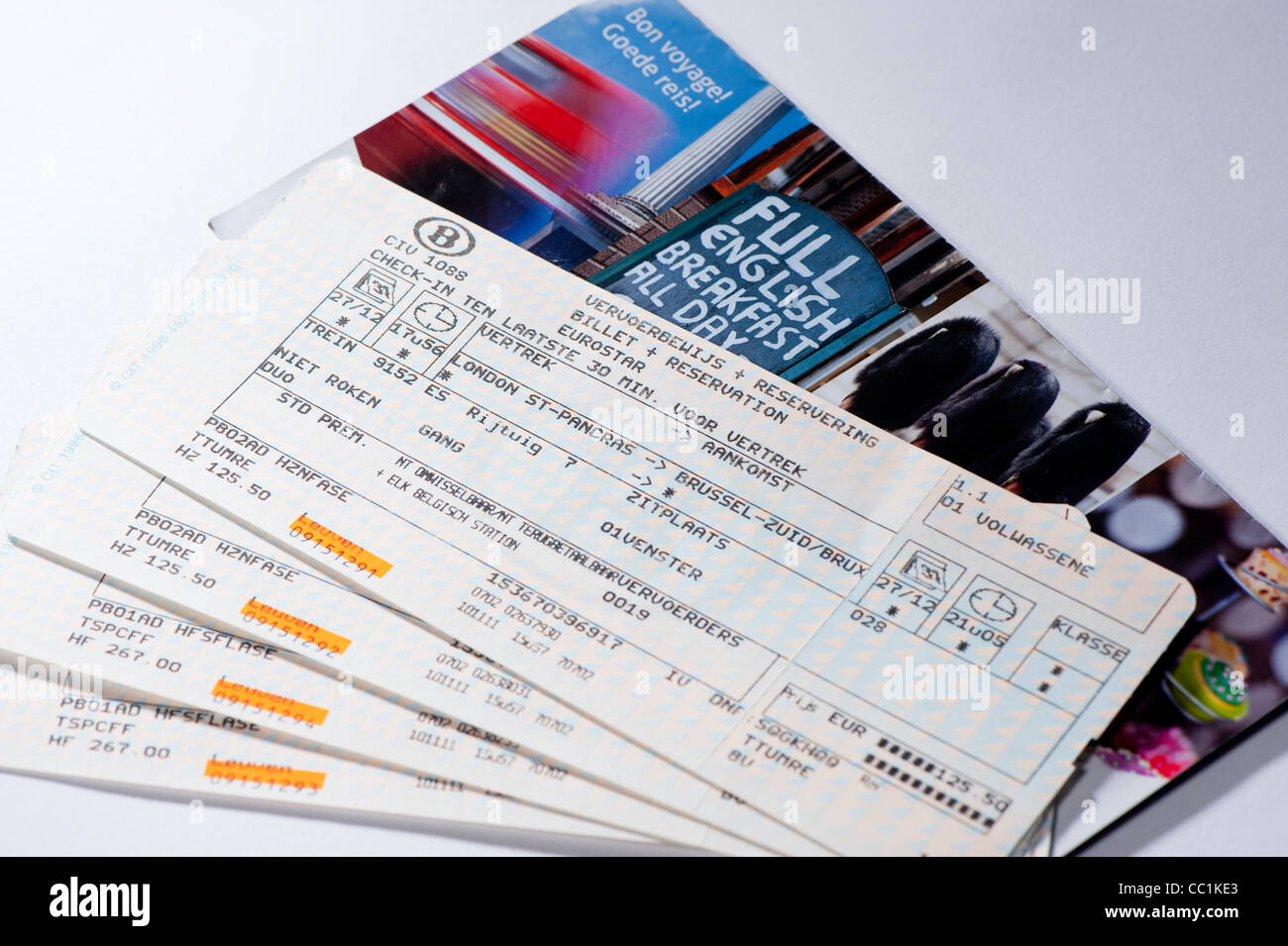 Eurostar tickets hi-res stock photography and images - Alamy