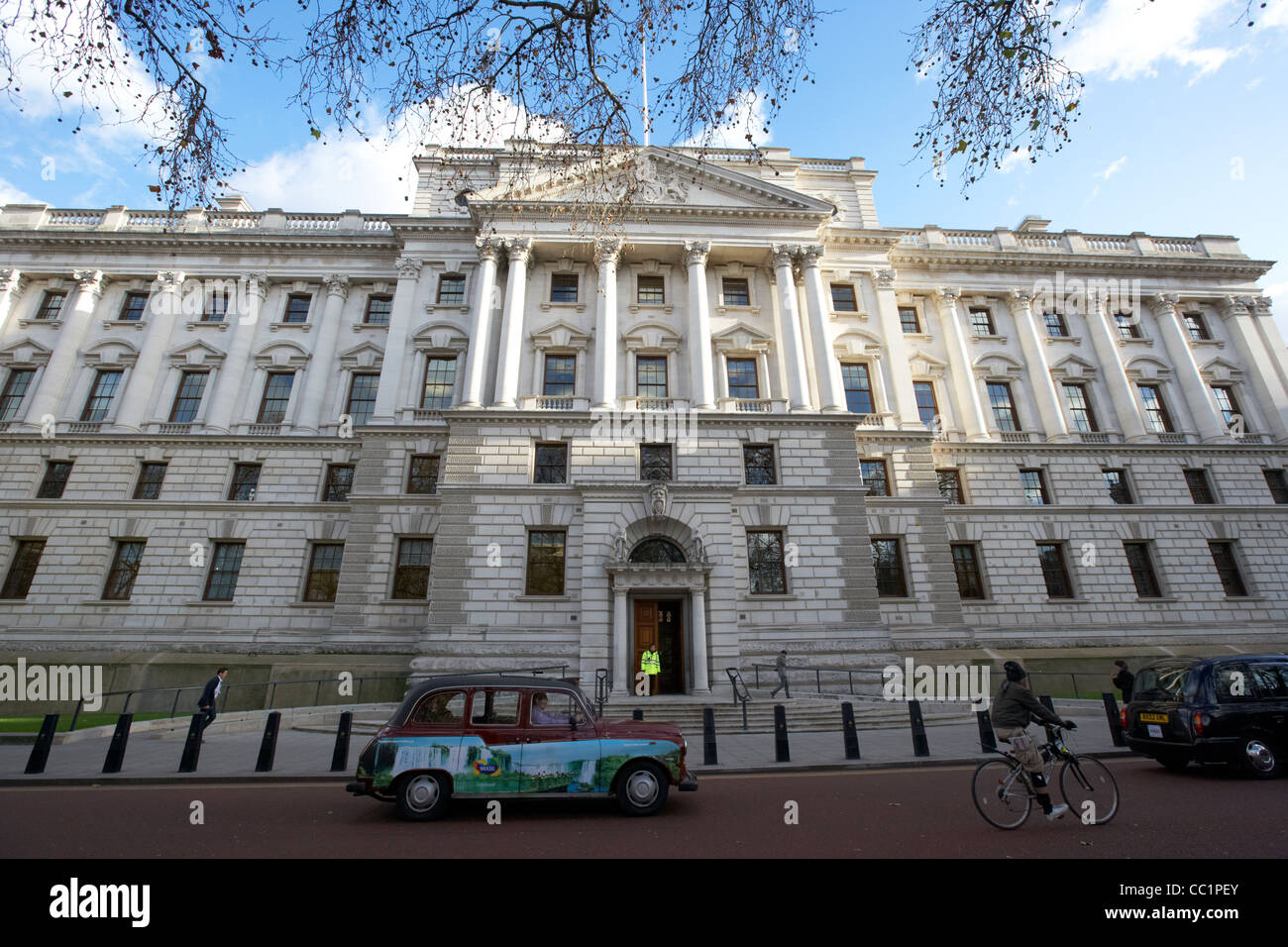 the hm treasury building one horse guards row London England UK United kingdom Stock Photo
