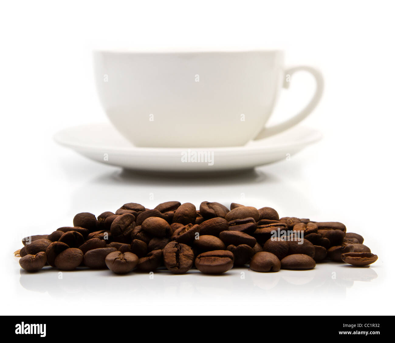 Coffee cup on white background Stock Photo
