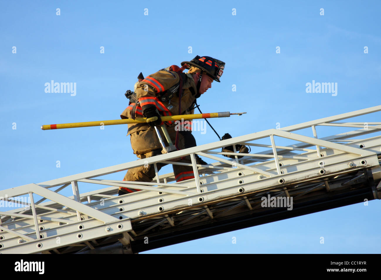 Ladder Roof Stock Photos & Ladder Roof Stock Images Alamy