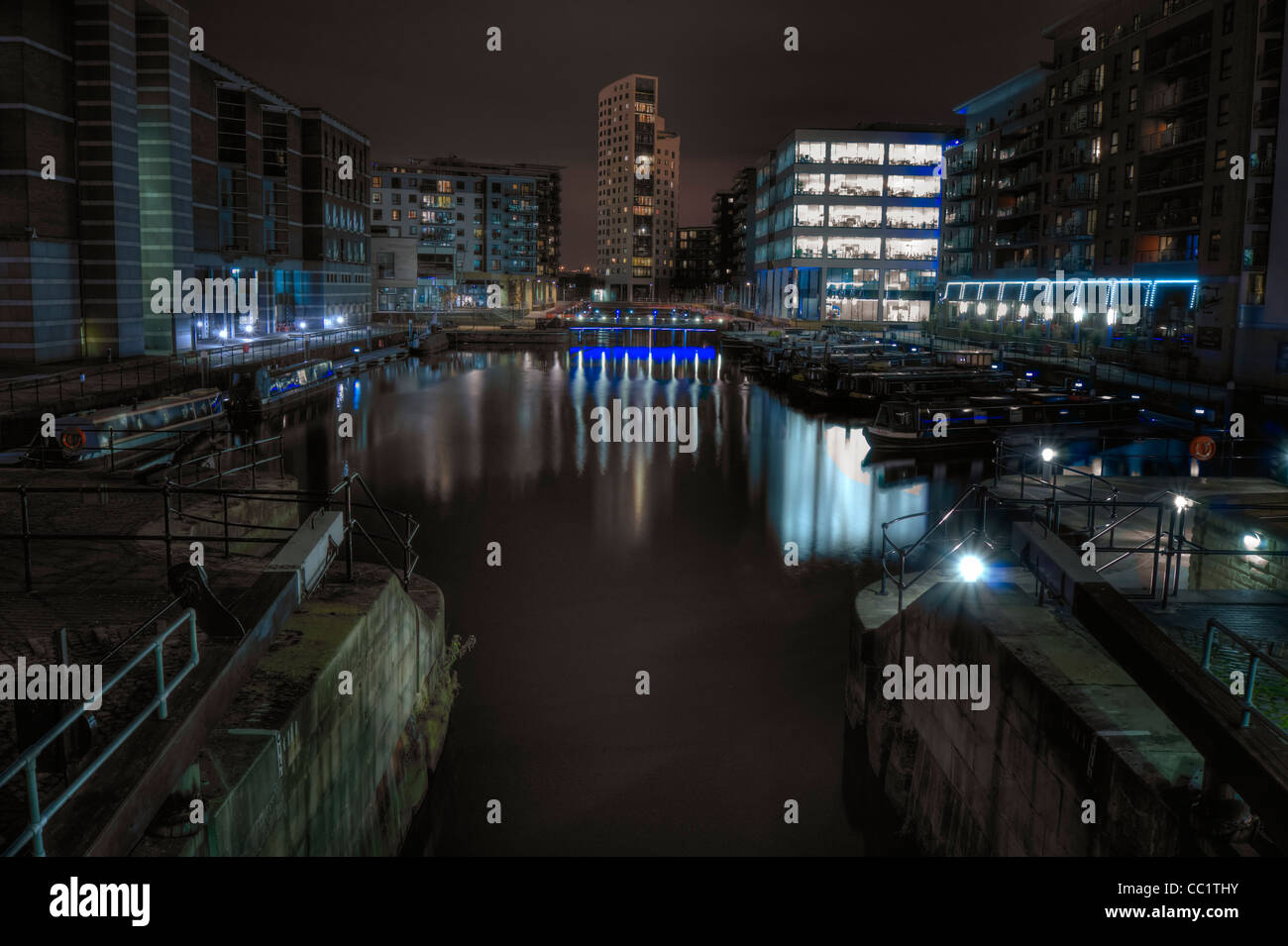 Clarence Dock in Leeds Stock Photo Alamy