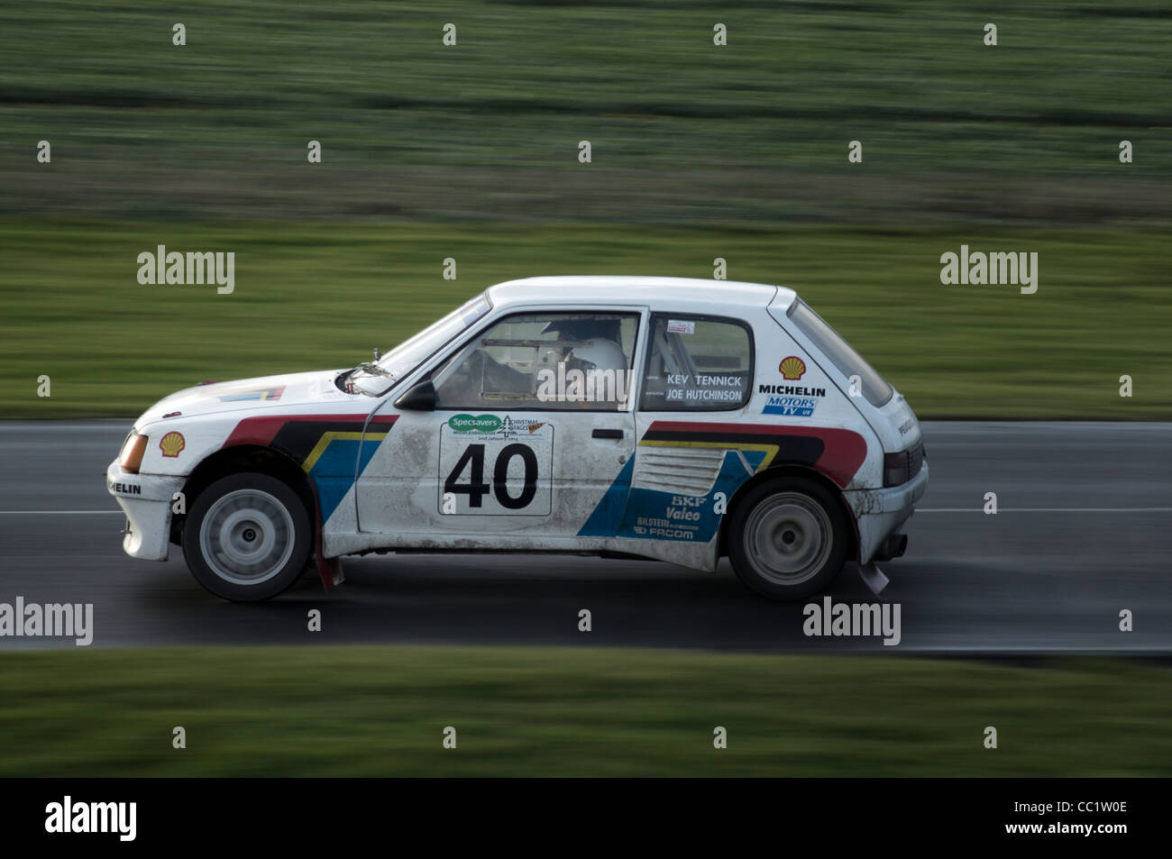Motor racing at the croft circuit in darlington uk hi-res stock ...