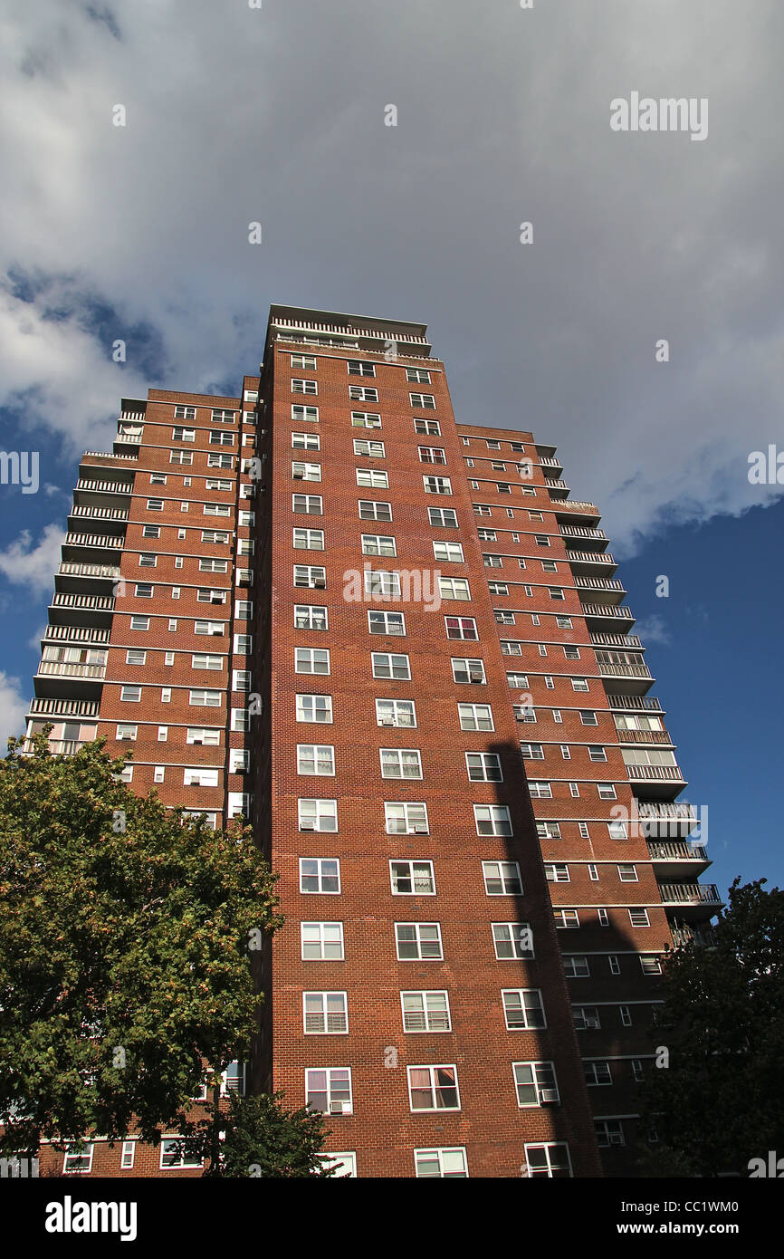 One of the towers of Penn South, a housing complex in Chelsea, New York City Stock Photo