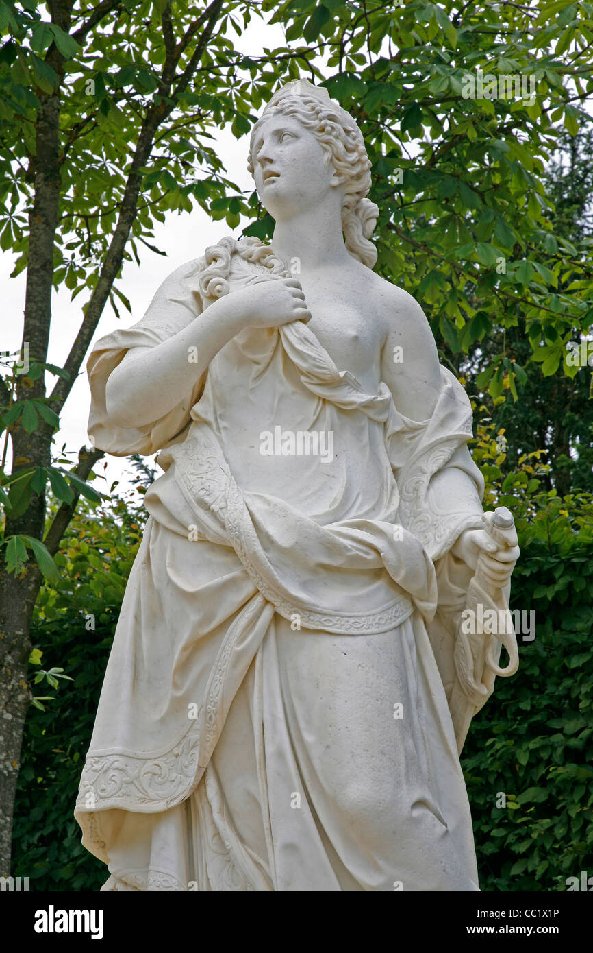 Paris - statue from park of Versailles palace - mythology Stock Photo